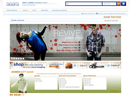 Sears Supports Zombies