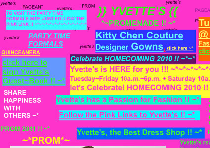 Yvettes Bridal Form 02